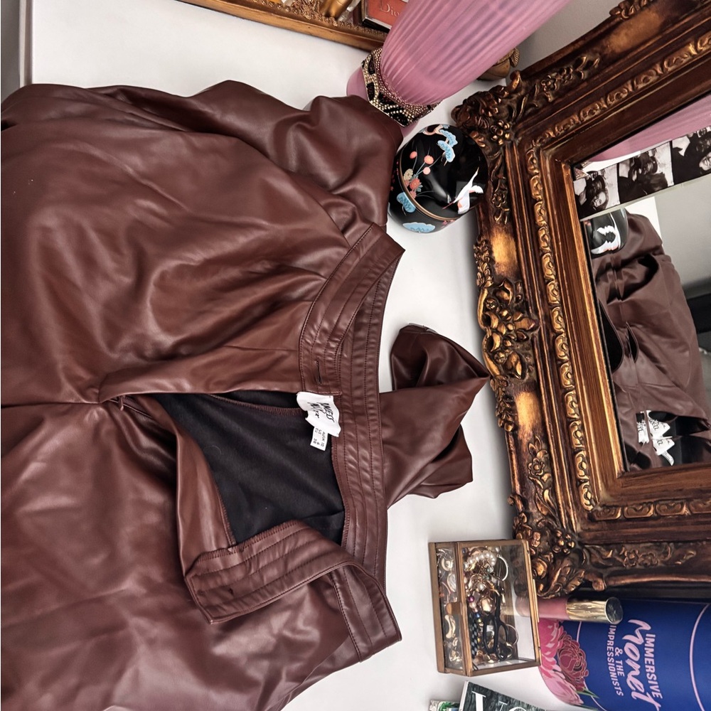 Princess Polly Chocolate Leather Jacket